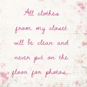 🌸🌸🌸Clean Clothes🌸🌸🌸